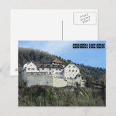 Carte Postale Salutations de Vaduz, Liechtenstein (Devant / Derrière)