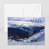 Carte Postale Salutations de Vail Colorado Scenic (Devant / Derrière)