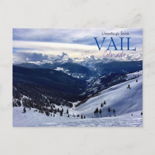 Carte Postale Salutations de Vail Colorado Scenic