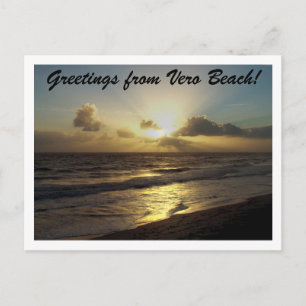 Carte Postale Salutations De Vero Beach !