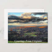 Carte Postale Salutations de Virginia Postcard 6 (Devant / Derrière)
