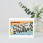 Carte Postale Salutations de Virginie (Debout devant)