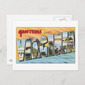 Carte Postale Salutations de Virginie (Devant / Derrière)