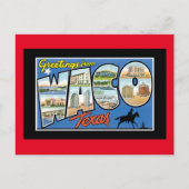 Carte Postale Salutations de Waco Texas (Devant)