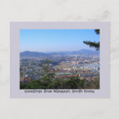 Carte Postale Salutations de Waegwan, Corée du Sud (Devant)