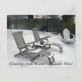 Carte Postale Salutations de Warm Cleveland Ohio (Devant)