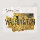 Carte Postale Salutations de Washington (Devant)