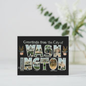 Carte Postale Salutations de Washington DC ! (Debout devant)