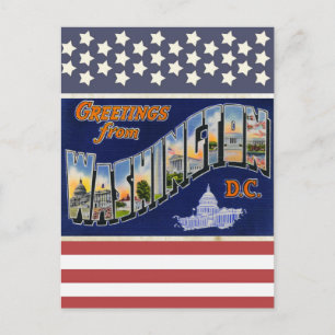 Carte Postale Salutations de Washington DC !
