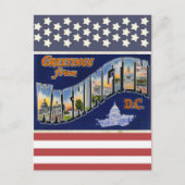 Carte Postale Salutations de Washington DC ! (Devant)