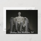 Carte Postale Salutations De Washington, DC (Devant / Derrière)