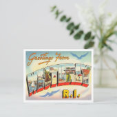Carte Postale Salutations de West, Rhode Island Travel (Debout devant)