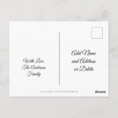 Carte Postale Salutations de West Virginia State Flag USA Heart (Dos)