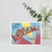 Carte Postale Salutations de Willimantic, Conneticut Travel (Debout devant)