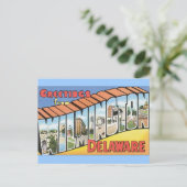 Carte Postale Salutations de Wilmington Delaware (Debout devant)