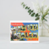 Carte Postale Salutations de Winston-Salem, Caroline du Nord (Debout devant)