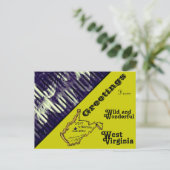 Carte Postale Salutations de WW West Virginia (Debout devant)