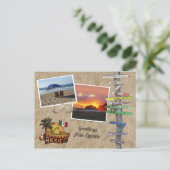Carte Postale Salutations de Zipolite, Mexique (Debout devant)