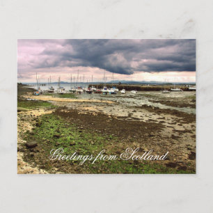 Carte Postale Salutations d'Ecosse, Aberdour