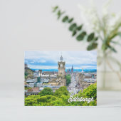 Carte Postale Salutations D'Édimbourg, Ecosse, Royaume-Uni (Debout devant)