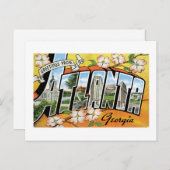 Carte Postale Salutations depuis Atlanta, GA ! (Devant / Derrière)