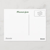 Carte Postale Salutations des Amériques Dairyland... (Dos)