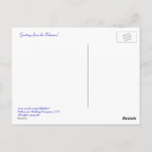 Carte Postale Salutations des Bahamas ! (Dos)