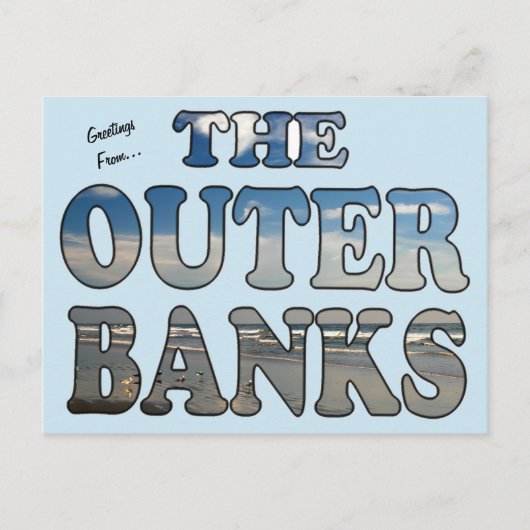 Carte Postale Salutations Des Banques Extérieures (Devant)