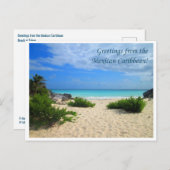 Carte Postale Salutations des Caraïbes mexicaines ! (Devant / Derrière)