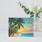 Carte Postale Salutations des Fidji (Debout devant)