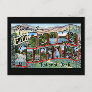 Carte Postale Salutations des Great Smokey Mountains