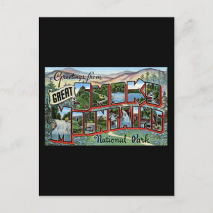 Carte Postale Salutations des Great Smokey Mountains