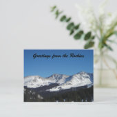 Carte Postale Salutations des Rocheuses (Debout devant)