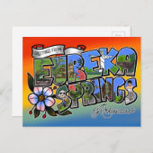 Carte Postale Salutations d'Eureka Springs (Devant / Derrière)