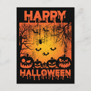 Carte Postale Salutations d'Halloween