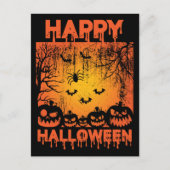 Carte Postale Salutations d'Halloween (Devant)