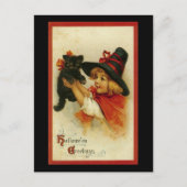 Carte Postale Salutations d'Halloween (Devant)