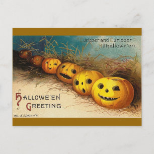 Carte Postale Salutations d'Halloween