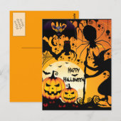 Carte Postale Salutations d'Halloween_ (Devant / Derrière)