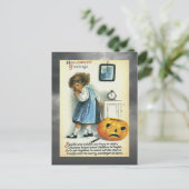 Carte Postale Salutations d'Halloween vintage (Debout devant)