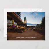 Carte Postale Salutations d'Helsinki (Devant / Derrière)