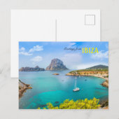 Carte Postale Salutations d'Ibiza (Devant / Derrière)