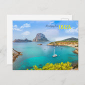 Carte Postale Salutations d'Ibiza (Devant / Derrière)