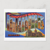 Carte Postale Salutations d'Indianapolis (Devant)