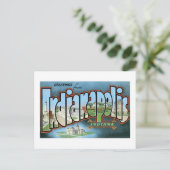 Carte Postale Salutations d'Indianapolis (Debout devant)