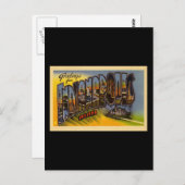 Carte Postale Salutations d'Indianapolis Indiana (Devant / Derrière)