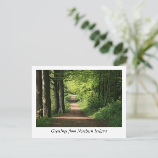 Carte Postale Salutations d'Irlande du Nord (Debout devant)