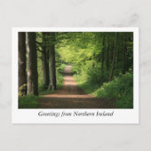 Carte Postale Salutations d'Irlande du Nord (Devant)