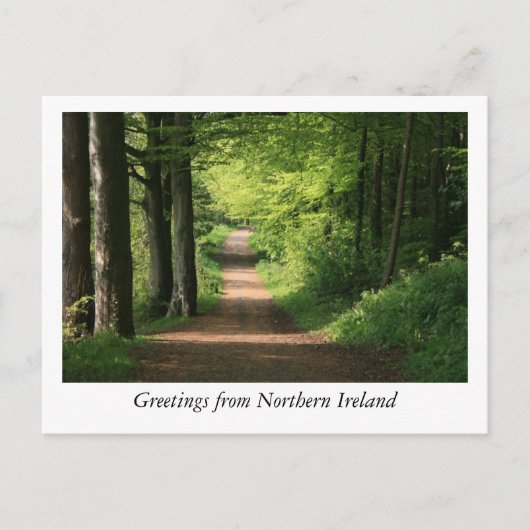 Carte Postale Salutations d'Irlande du Nord (Devant)