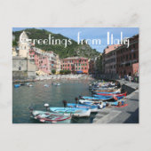 Carte Postale Salutations d'Italie (Devant)